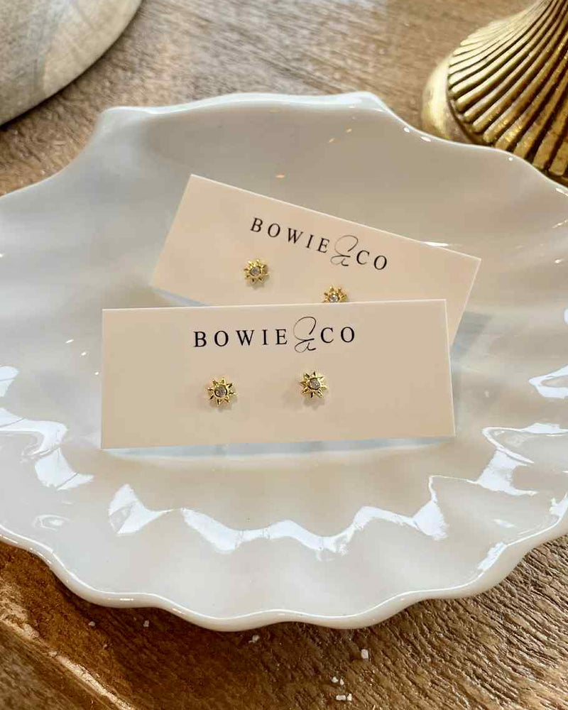 Sunburst Stud Earrings - NEW