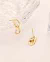 CZ Chain Link Earrings