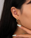 CZ Chain Link Earrings