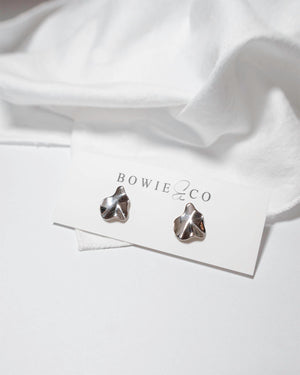 Organic Studs Sterling Silver