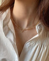 Midas Chunky Fob Chain Necklace 18k Gold
