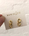 CZ Chain Link Earrings