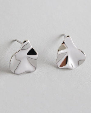 Organic Studs Sterling Silver