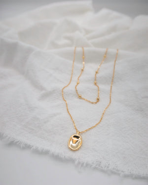 Midas Double Chain Necklace 18k Gold