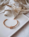 18k Rose Gold Knot Bangle