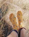 Frenchie Socks Mustard