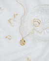 Mermaid Coin Necklace 18k Gold