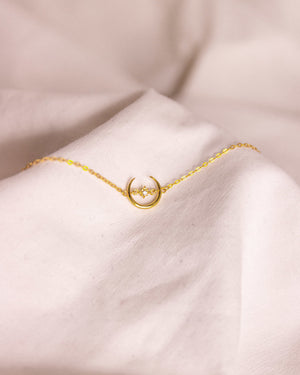 Crescent Moon Bracelet / Anklet