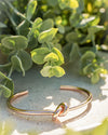 18k Rose Gold Knot Bangle