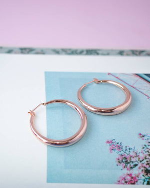 Classic Hoops 18k Rose Gold