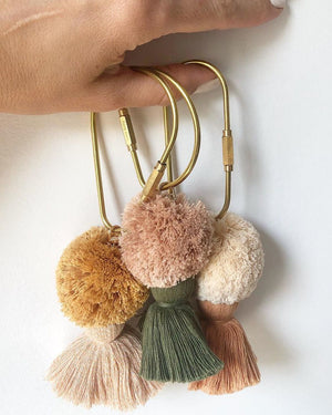 Luxebaby BRASS Keyrings