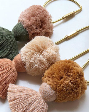 Luxebaby BRASS Keyrings