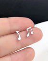 Musical Note Stud Earrings