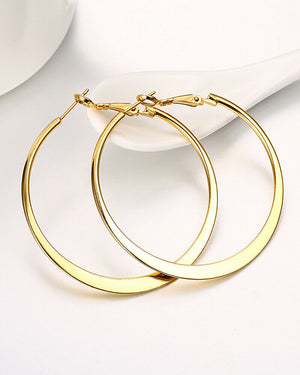 Large Hoops 18k Filled